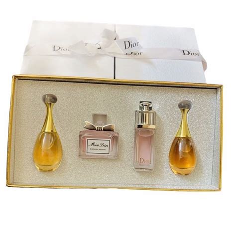 mini dior perfume gift set|miniature Dior perfume gift sets.